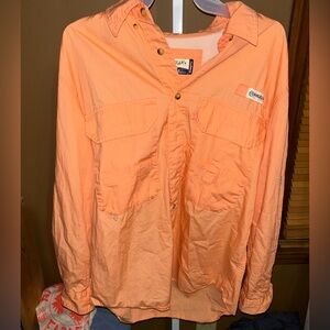 Magellan Outdoors Orange Fishing Shirt